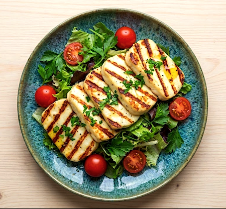 Grilled Halloumi Cheese (Hellim)